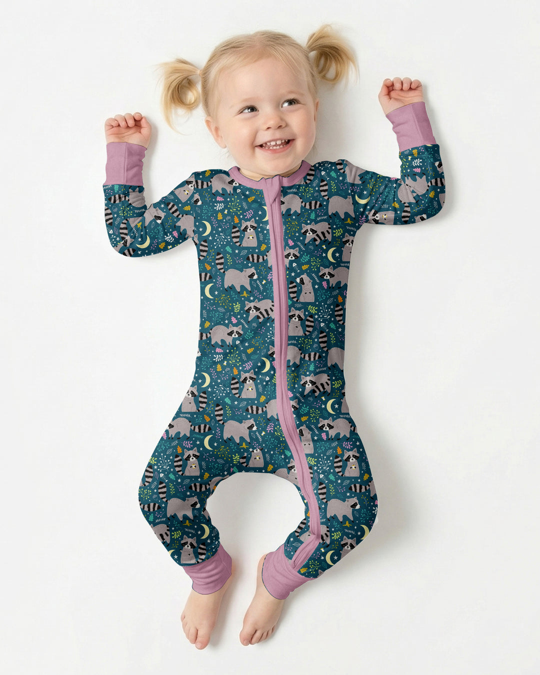 Midnight Raccoons Bamboo Convertible Zippy