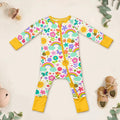 Summer Sunshine Convertible Zippered Romper , Summer Sunshine Convertible Zippered Romper - Newborn