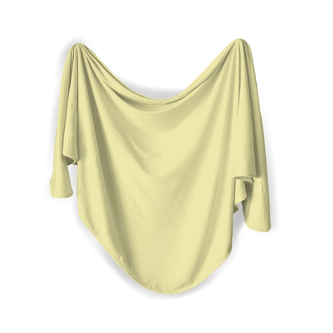 Swaddle Blanket In Pale Goldenrod - Zumbamboo