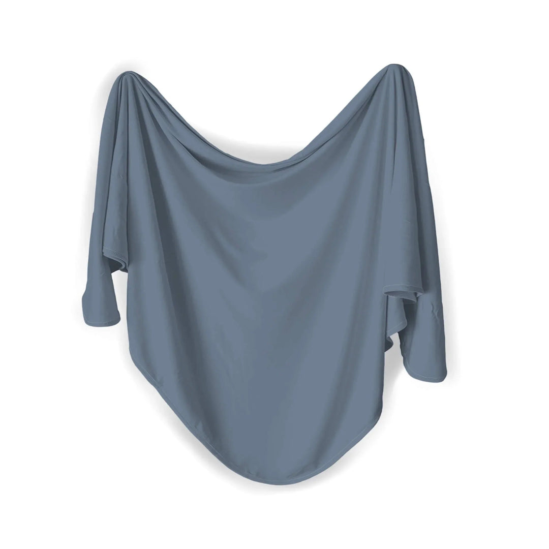 Swaddle Blanket In Slate Gray - Zumbamboo