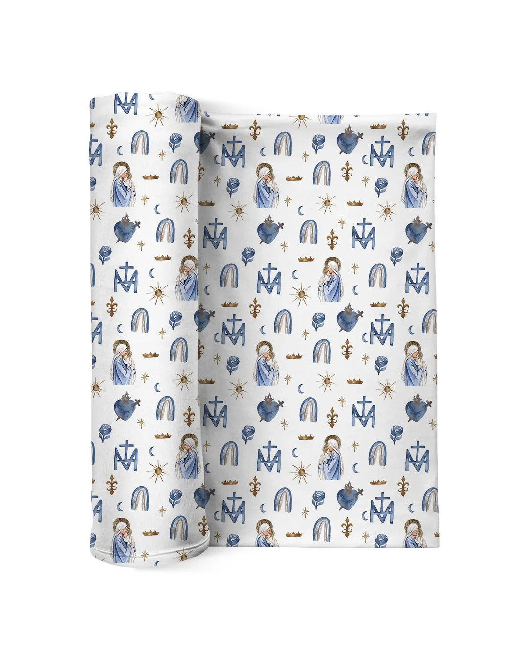 Little Ave Maria swaddle blanket