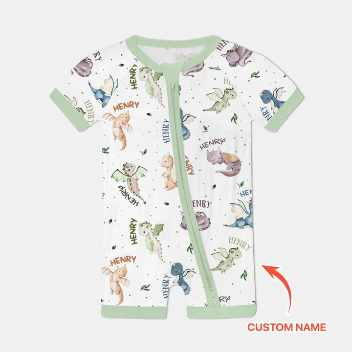 Sweet Baby Dragons Custom Name Shorty Zippy , Sweet Baby Dragons Custom Name Shorty Zippy - 0-3M