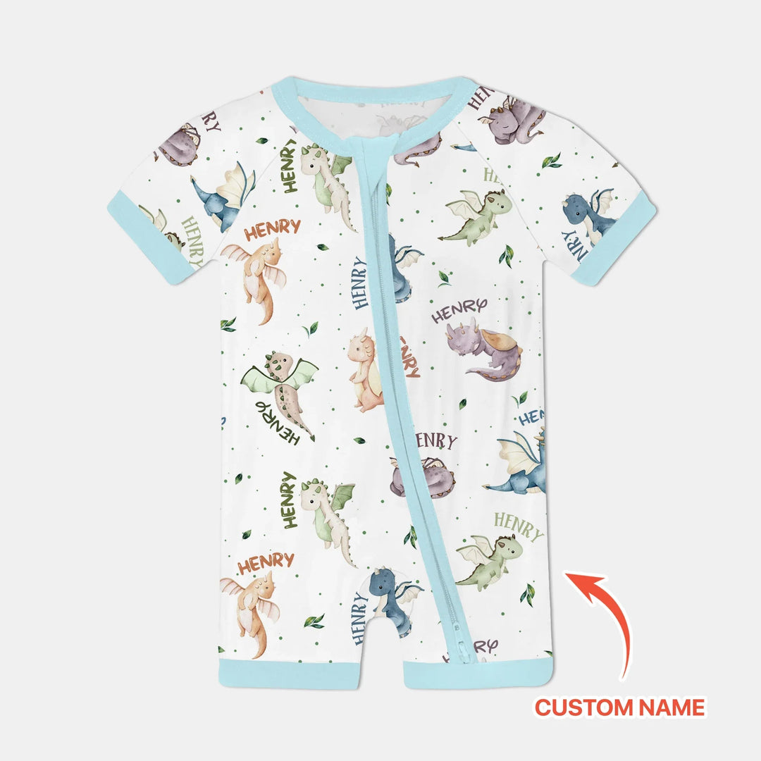 Sweet Baby Dragons Custom Name Shorty Zippy , Sweet Baby Dragons Custom Name Shorty Zippy - 0-3M