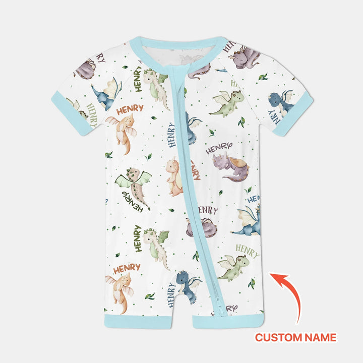 Sweet Baby Dragons Custom Name Shorty Zippy , Sweet Baby Dragons Custom Name Shorty Zippy - 0-3M