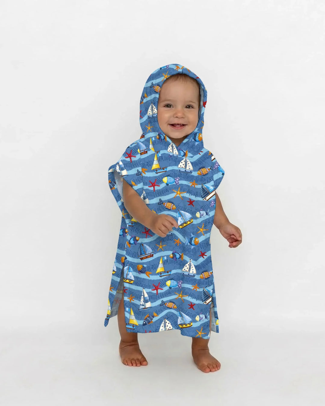 Blue Sail La Vie Family passender Bambus-Badeponcho