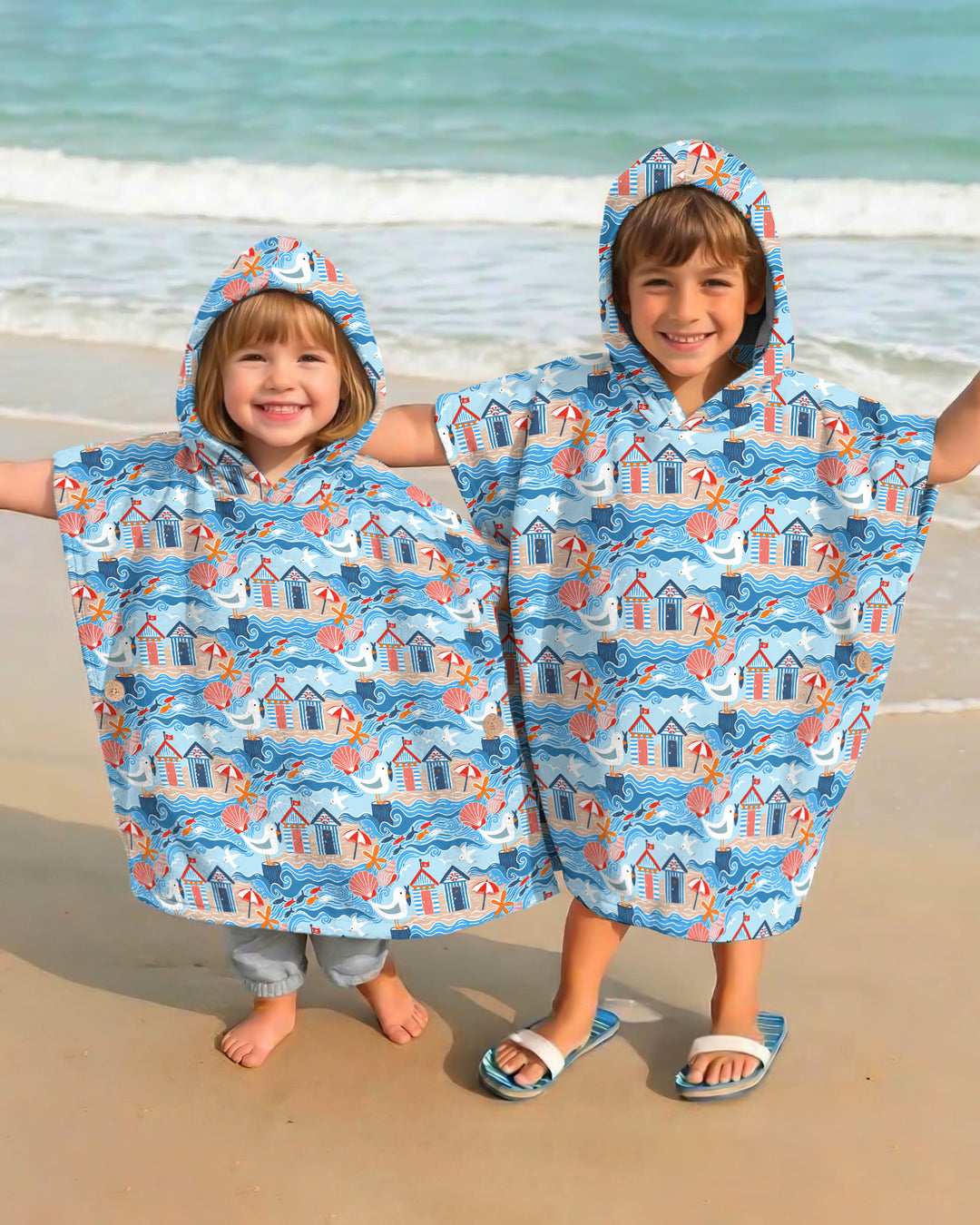 Little Beach Day Bamboo Swim Poncho