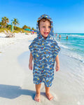 Blue Sail La Vie Family passender Bambus-Badeponcho