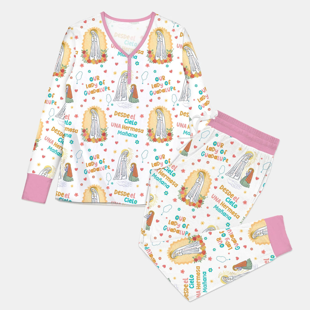 Maria Our Lady Of Guadalupe Women Pajama Set