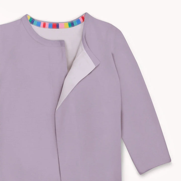 Taro Magnetic Footie Romper , Taro Magnetic Footie Romper - Newborn