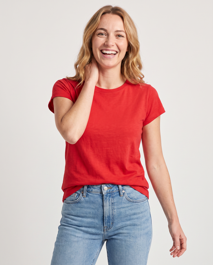 Solid Color Bamboo Women T-Shirt