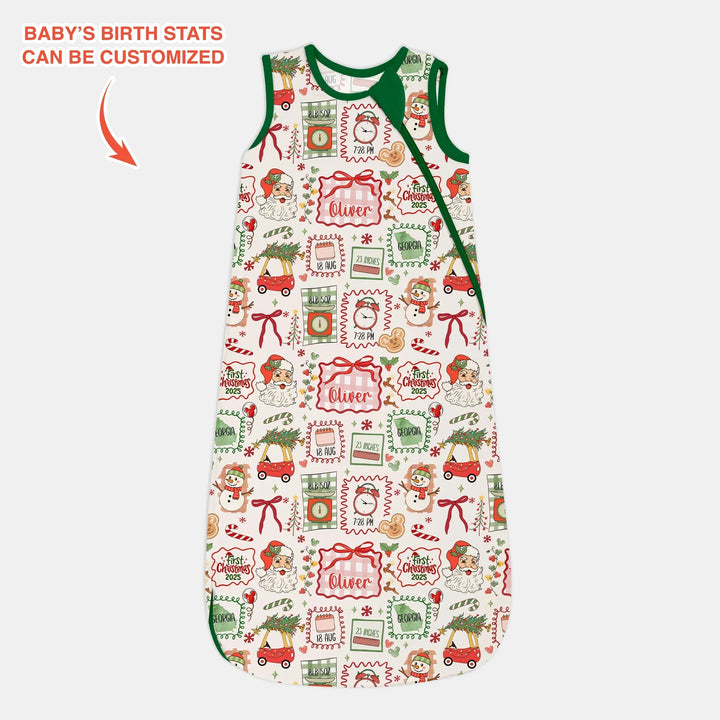 The Little Retro Dreamer First Christmas 2025 Sleep Bag - Zumbamboo