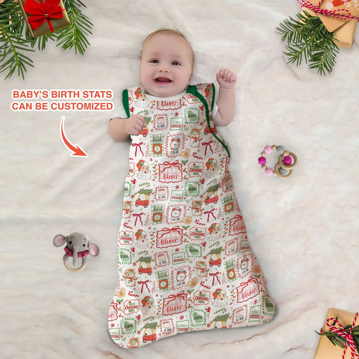 The Little Retro Dreamer First Christmas 2025 Sleep Bag - Zumbamboo