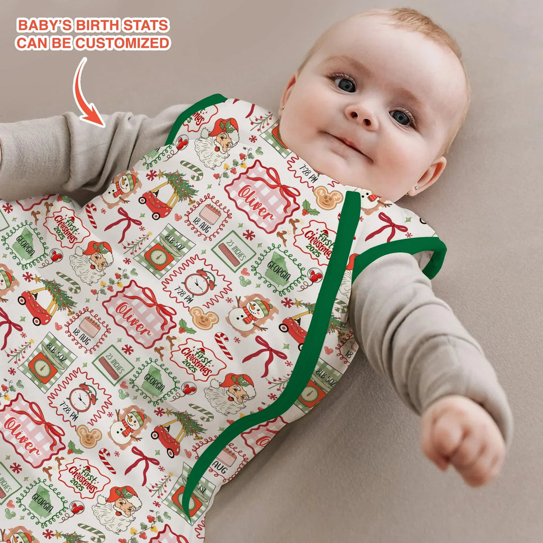 The Little Retro Dreamer First Christmas 2025 Sleep Bag - Zumbamboo
