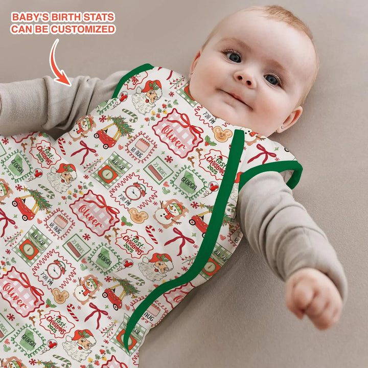 The Little Retro Dreamer First Christmas 2025 Sleep Bag - Zumbamboo