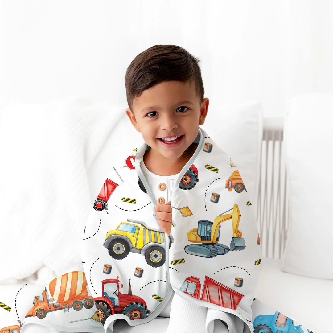 Tiny Builders Toddler Blanket - Zumbamboo