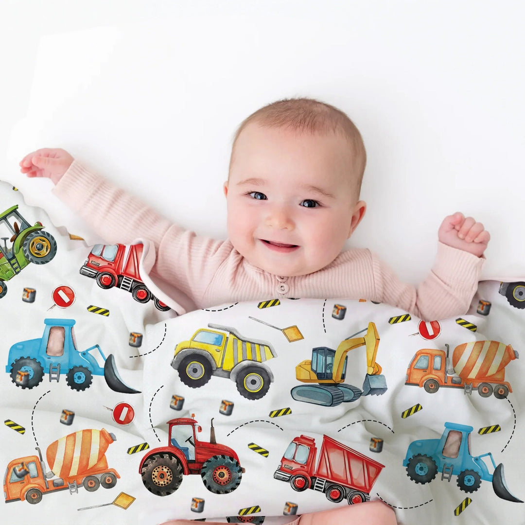 Tiny Builders Toddler Blanket - Zumbamboo