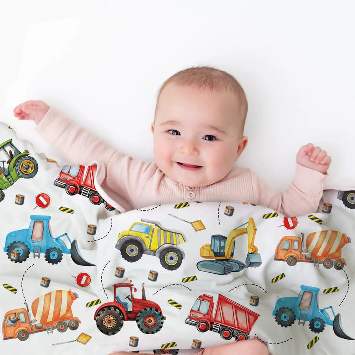 Tiny Builders Toddler Blanket - Zumbamboo