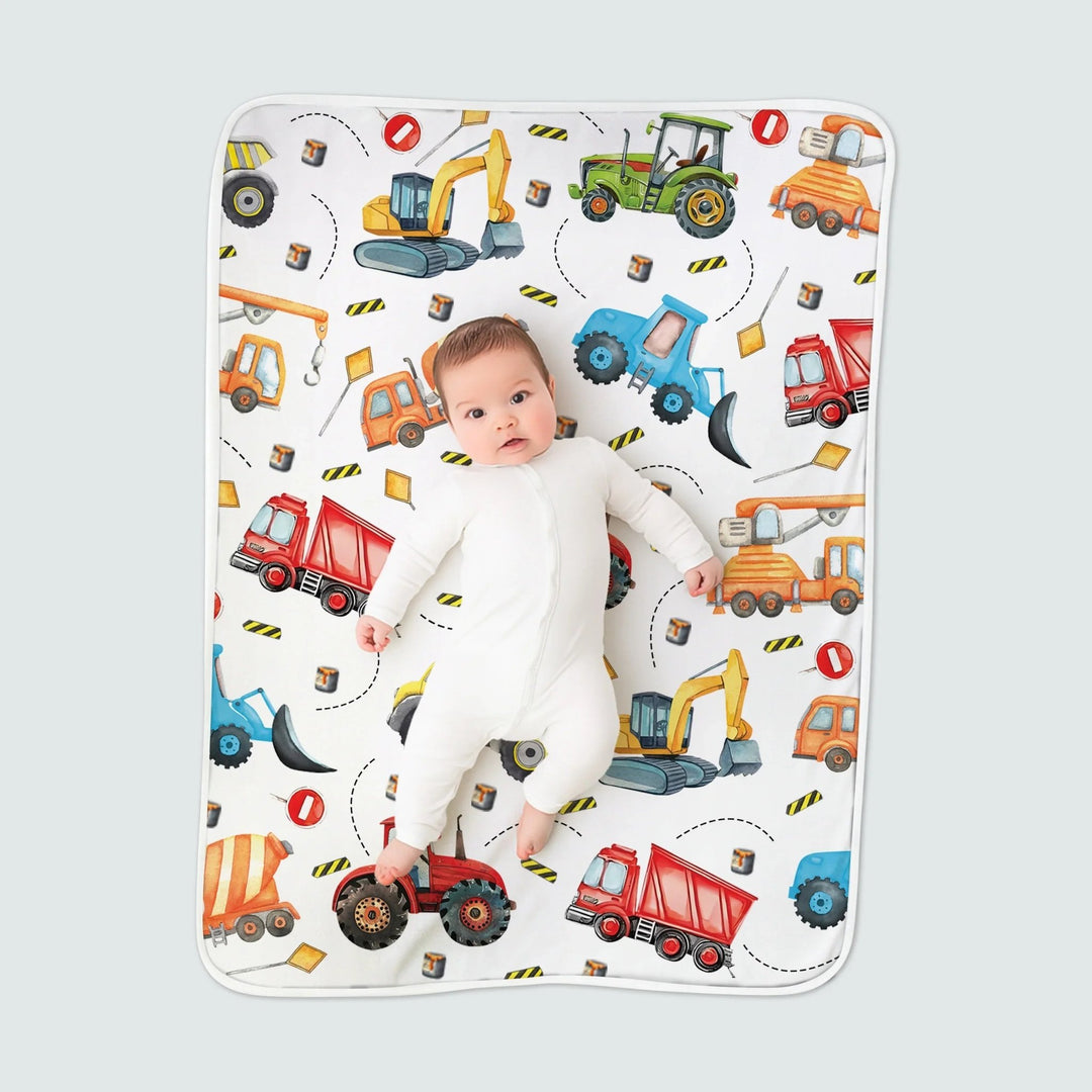 Tiny Builders Toddler Blanket - Zumbamboo