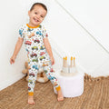 Tiny Builders Two Piece Short Sleeve Pajama Set , Tiny Builders Two Piece Short Sleeve Pajama Set - 12-18M