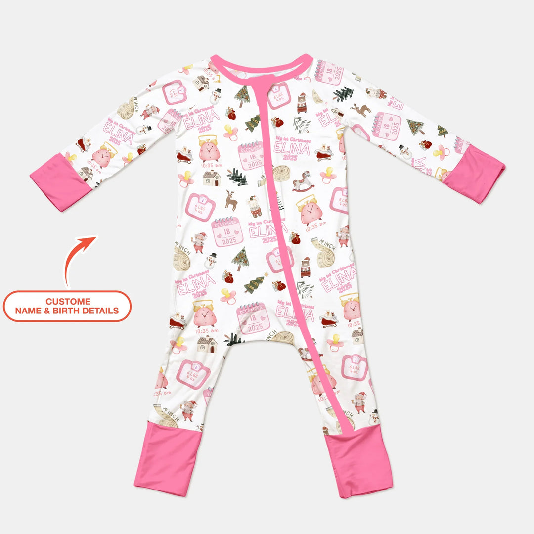 Personalized Baby's First Christmas Convertible Zippy