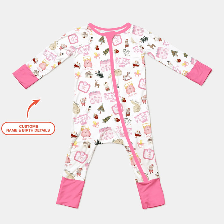 Personalized Baby's First Christmas Convertible Zippy