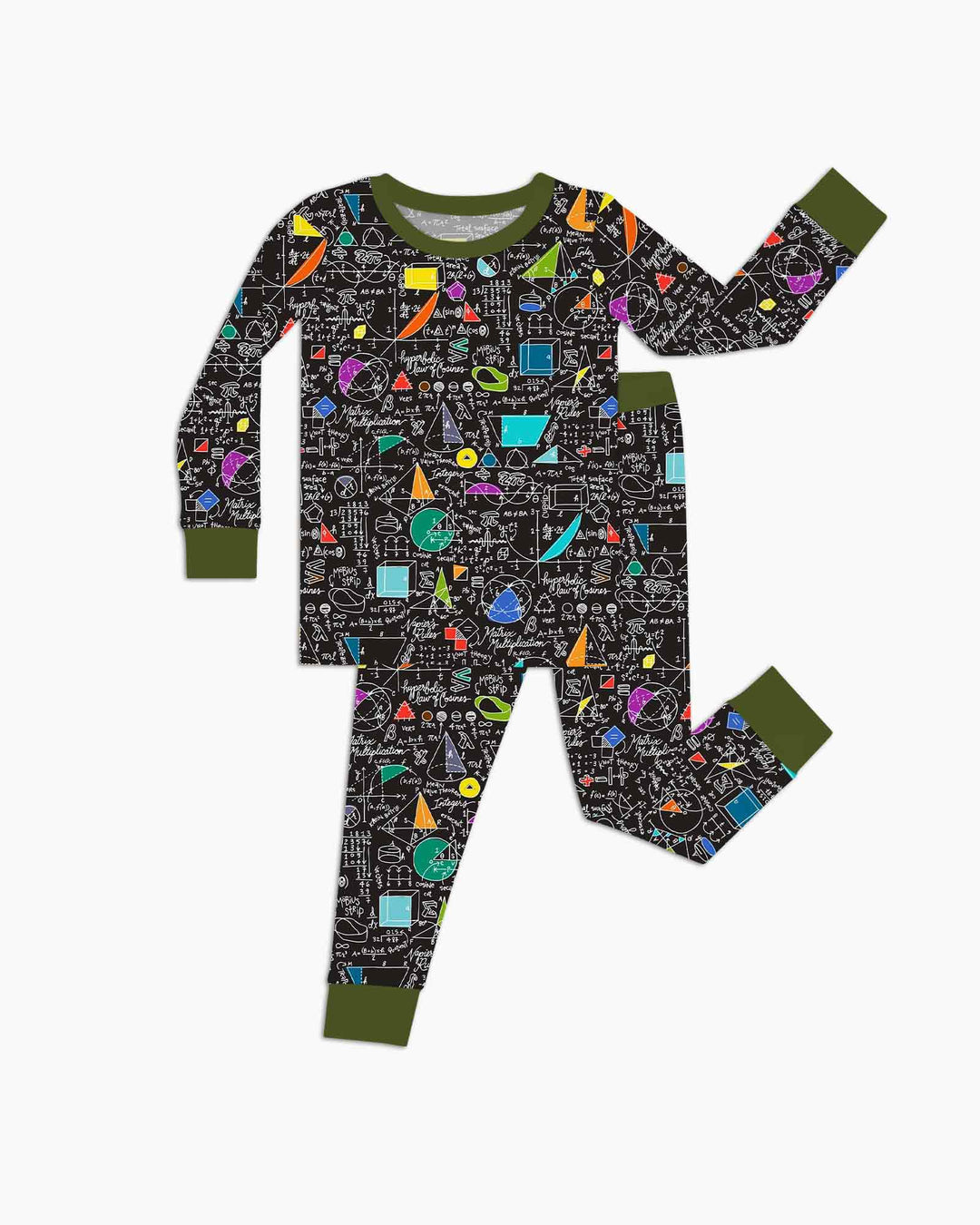 STEM Sketchbook Bamboo Two Piece Long Sleeve Pajama Set