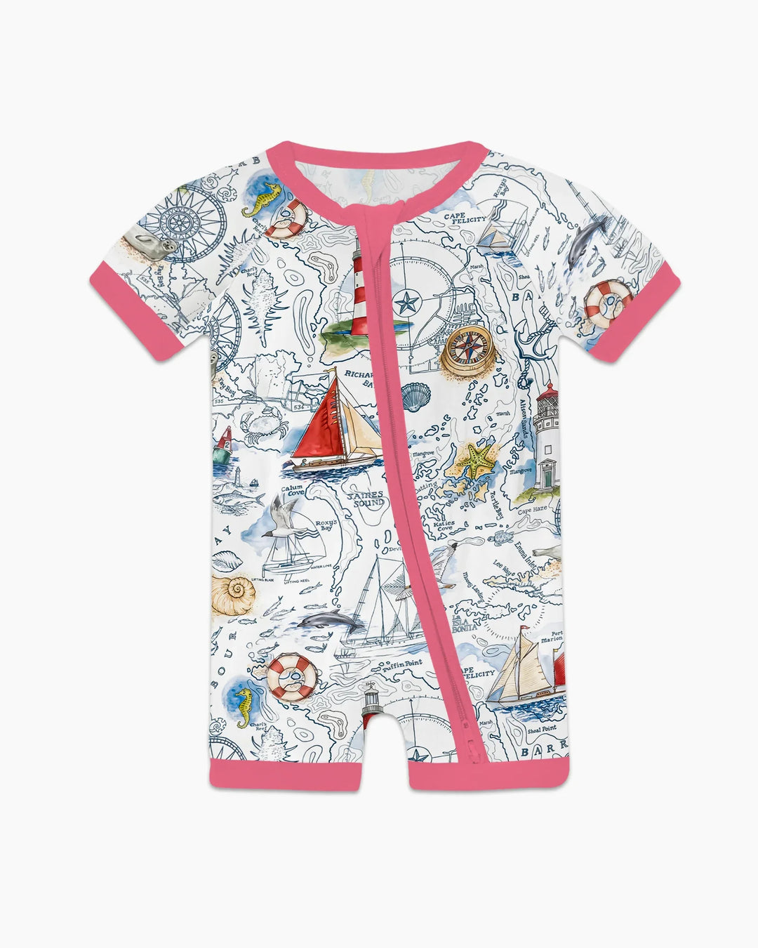 Seaside Adventure Map Bamboo Shorty Zippy