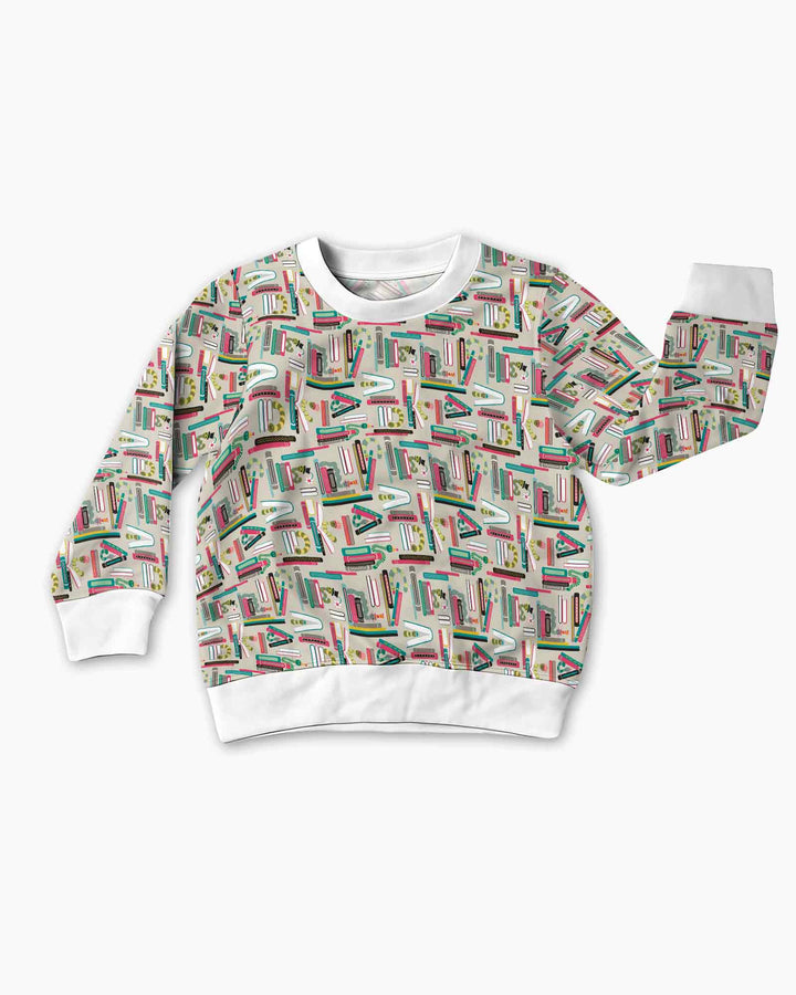 Sweatshirt mit Rundhalsausschnitt aus Bambusfaser