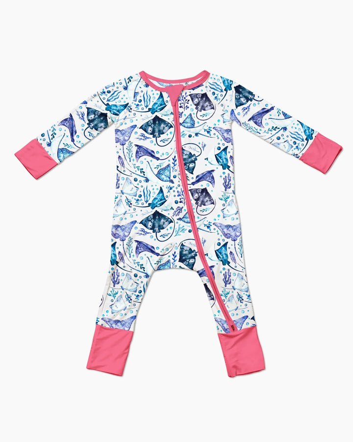 Pijama de bambú con cremallera Ocean Dreams