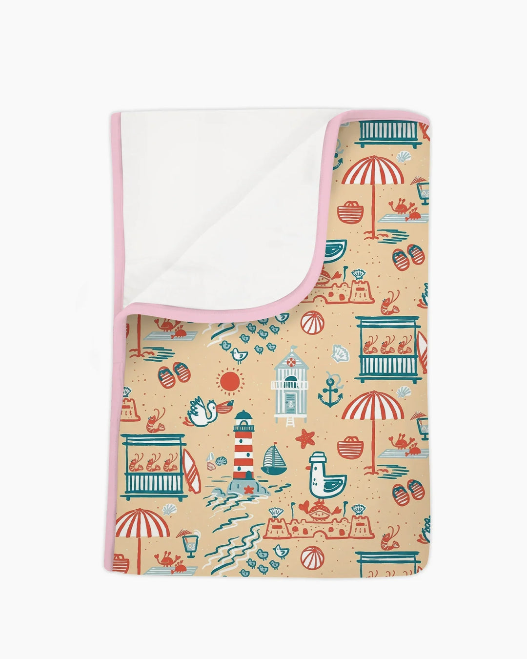 Seaside Storybook Days Bamboo Blanket