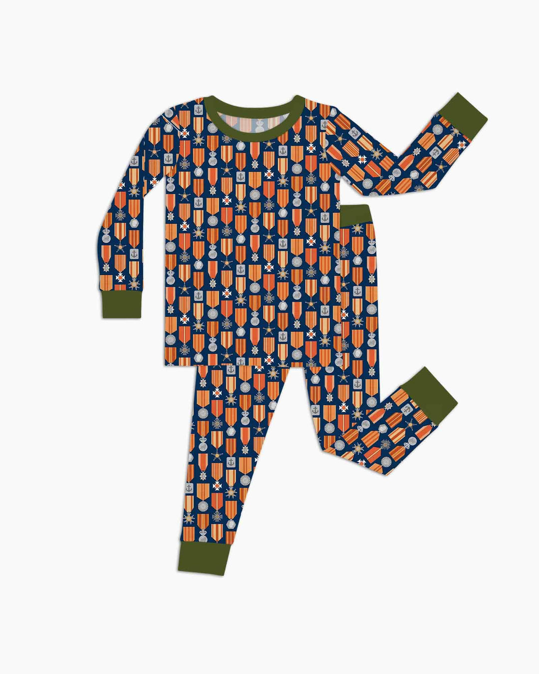 Little Hero Bamboo Two Piece Long Sleeve Pajama Set