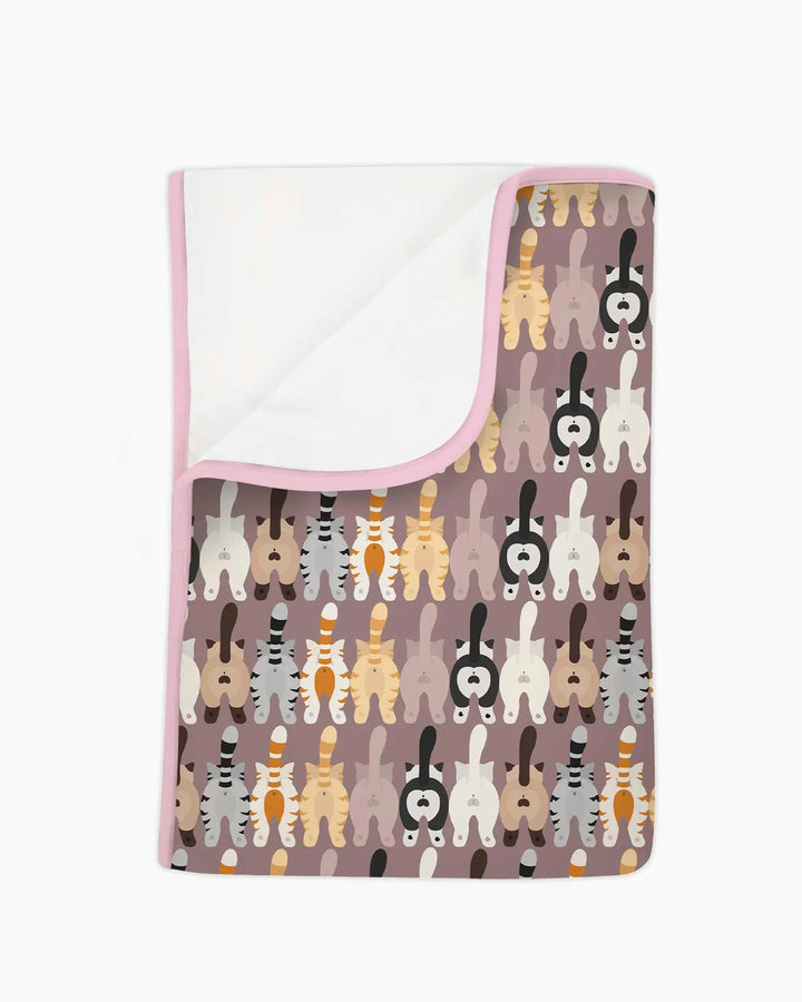 Cheeky Tails Bamboo Blanket
