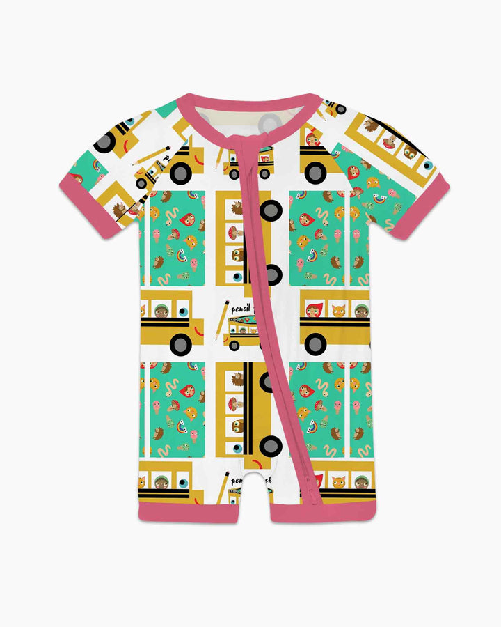 School Bus Adventures Bamboo Shorty Zippy