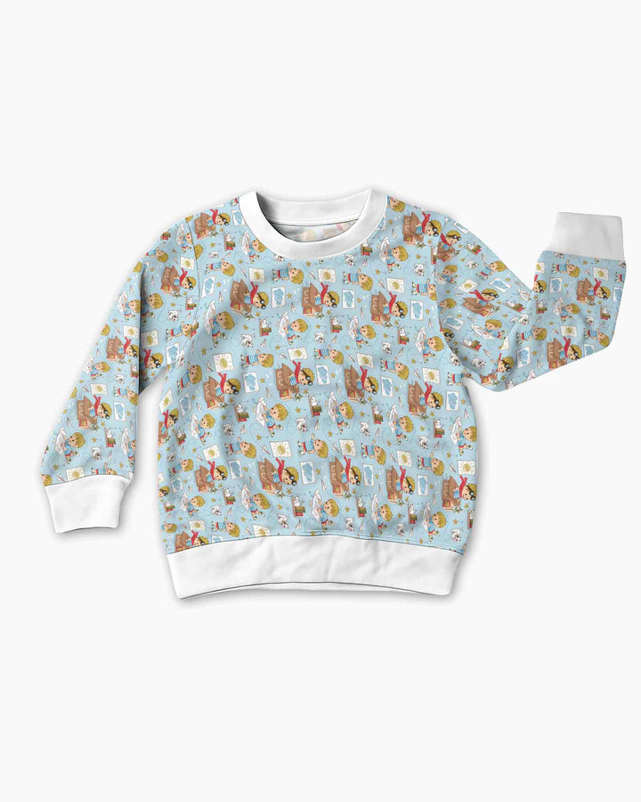 Tiny Explorer Tales Bamboo Crewneck Sweatshirt