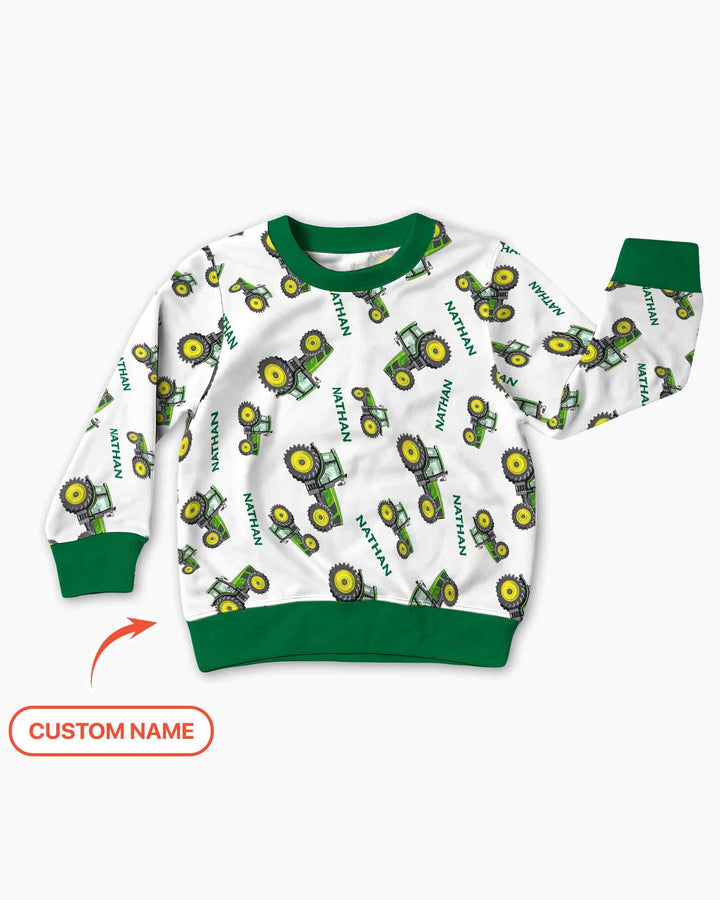 Sudadera de cuello redondo de bambú con plantilla personalizada
