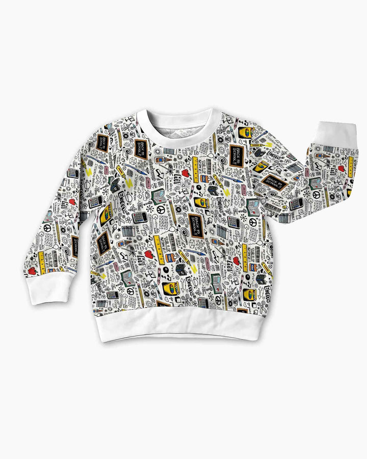 Sweatshirt mit Rundhalsausschnitt aus Bambusfaser