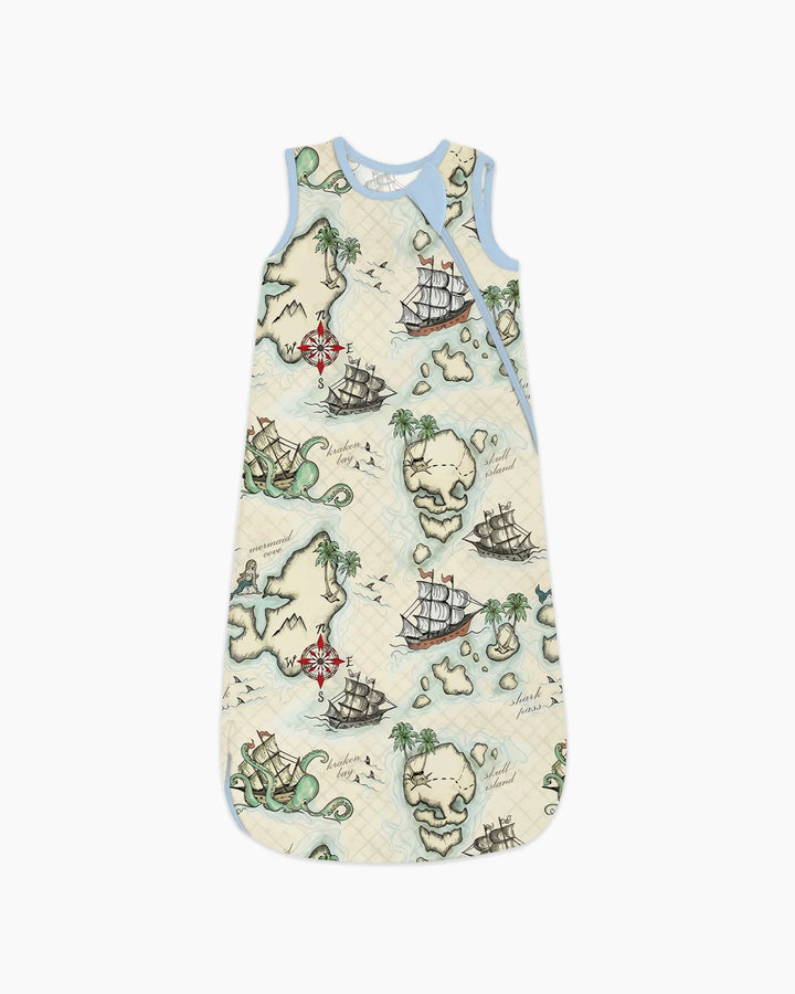 Pirate Treasure Map Quest Bamboo Sleep Bag