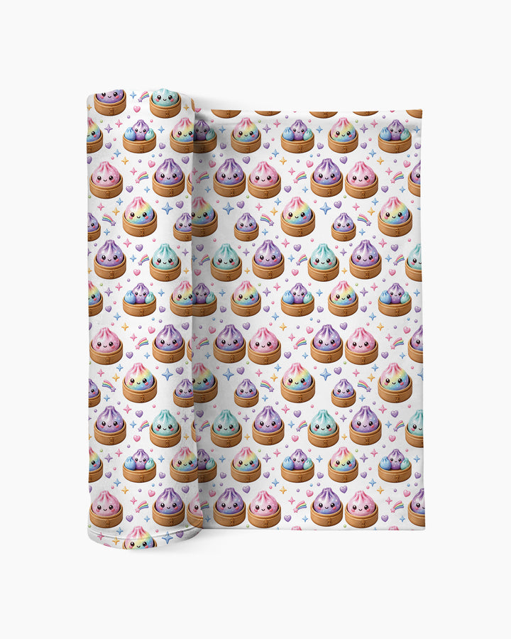 Cute Glitter Dumpling swaddle blanket