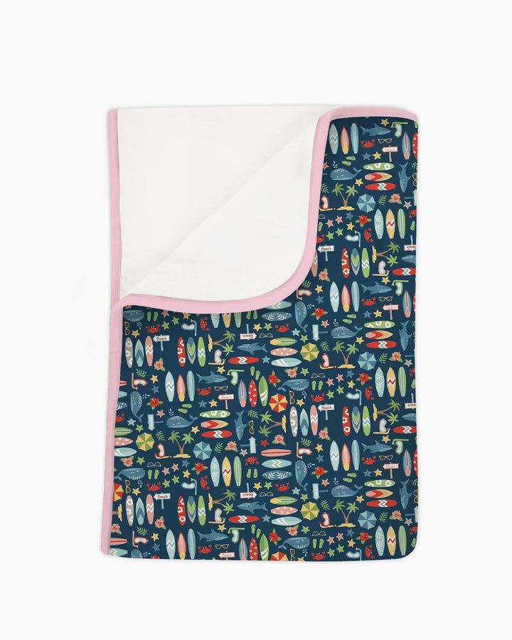 Endless Summer Surf Bamboo Blanket