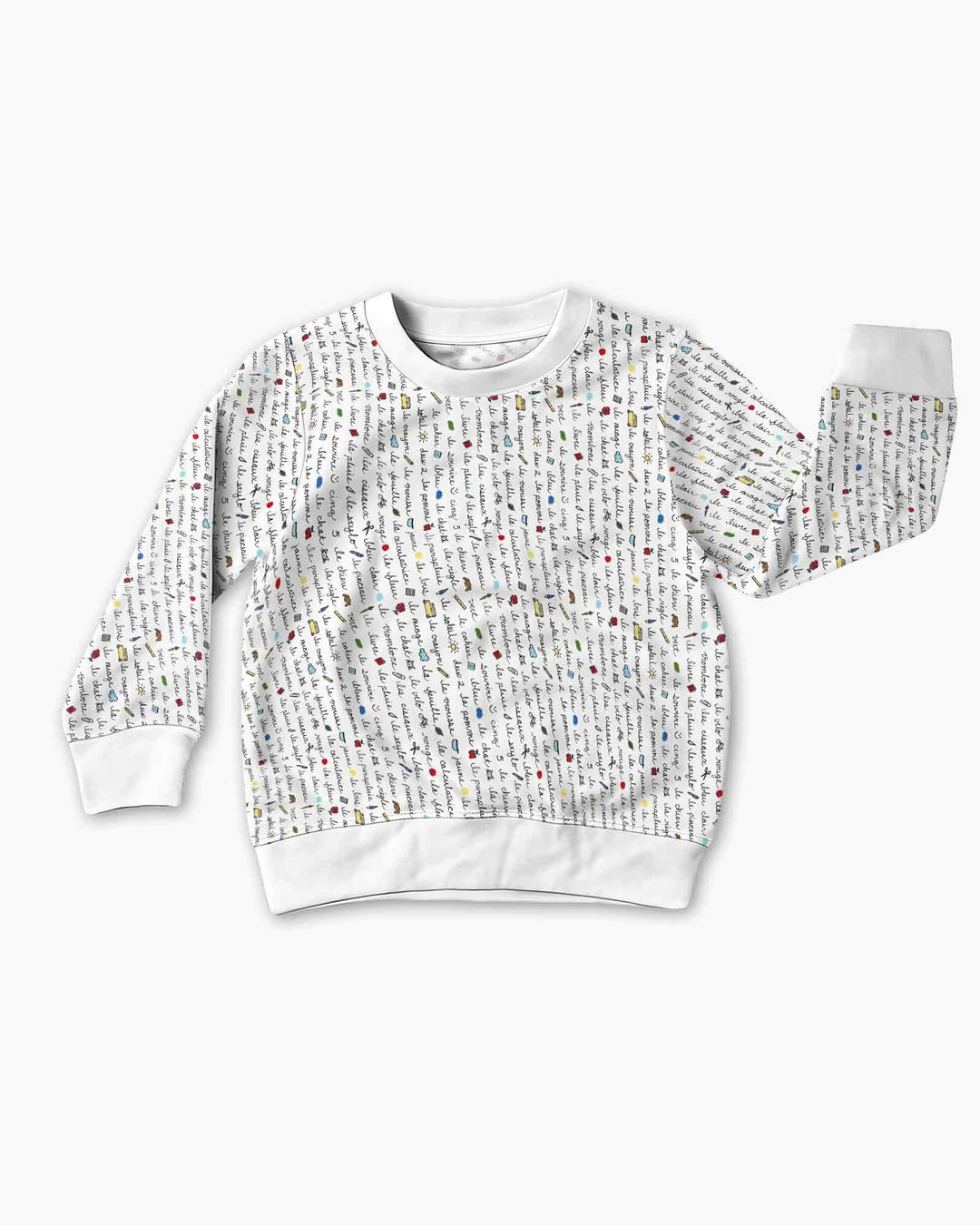 Sweatshirt mit Rundhalsausschnitt aus Bambusfaser