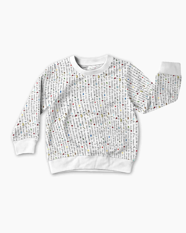 Sweatshirt mit Rundhalsausschnitt aus Bambusfaser