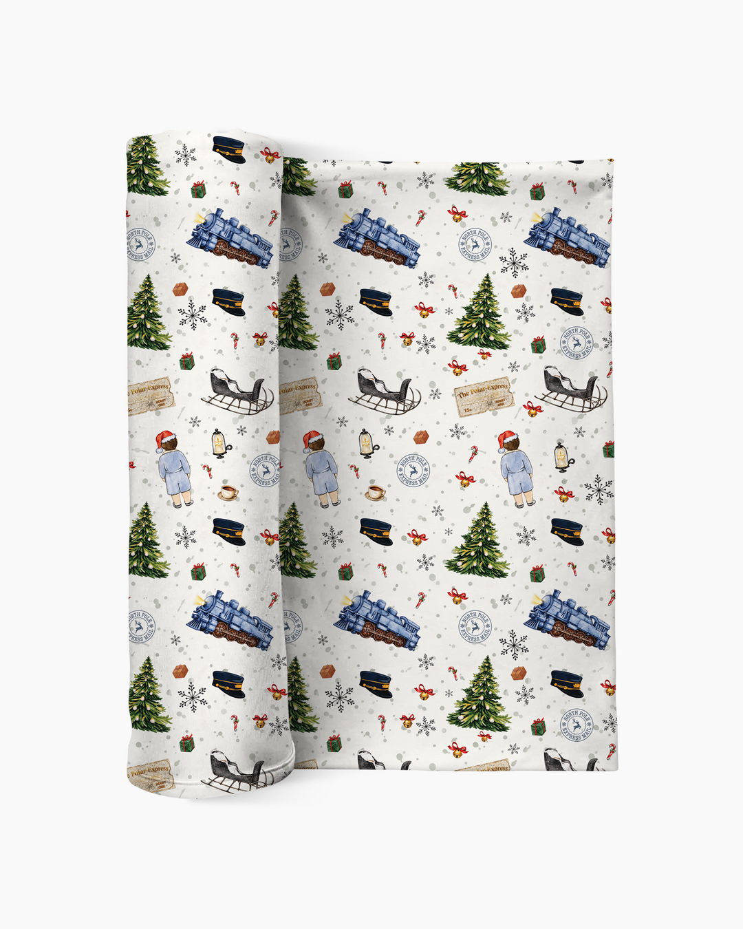North Pole Adventure Bamboo Swaddle Blanket