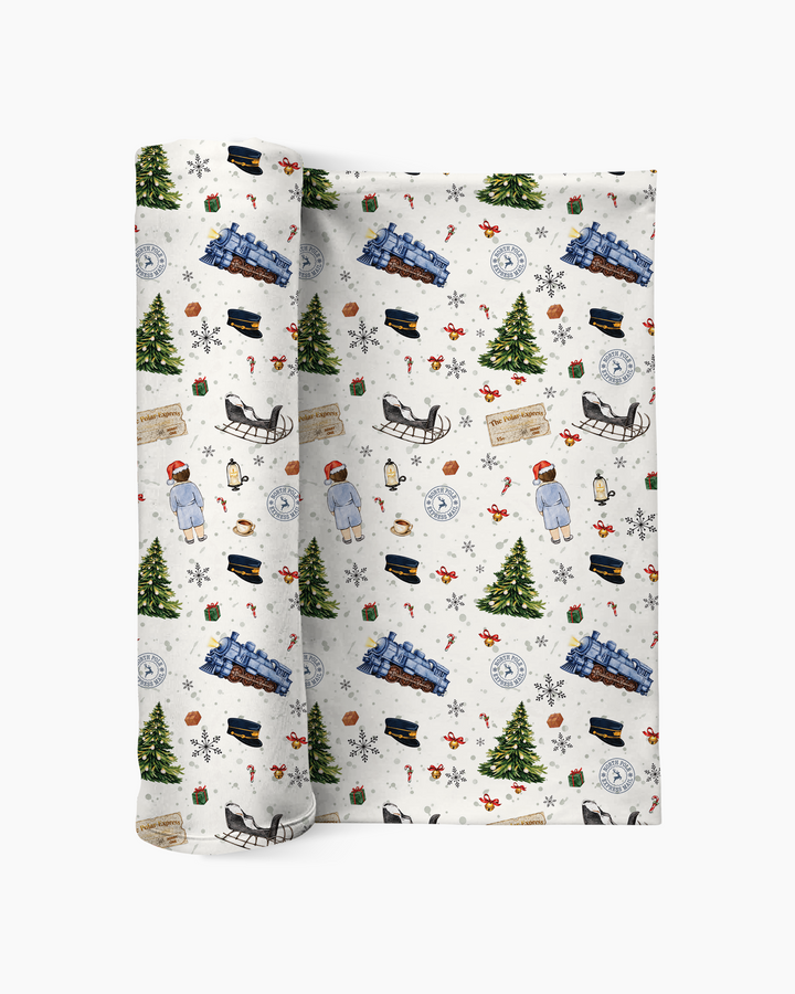 North Pole Adventure Bamboo Swaddle Blanket