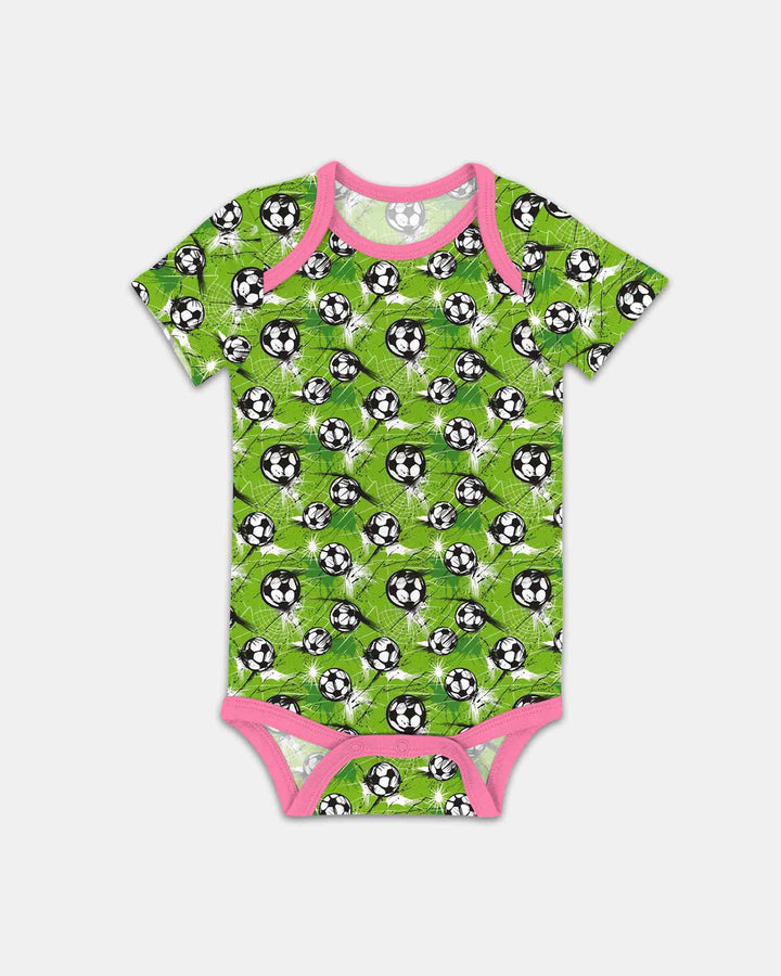 Green Soccer Energy Bamboo Bodysuit