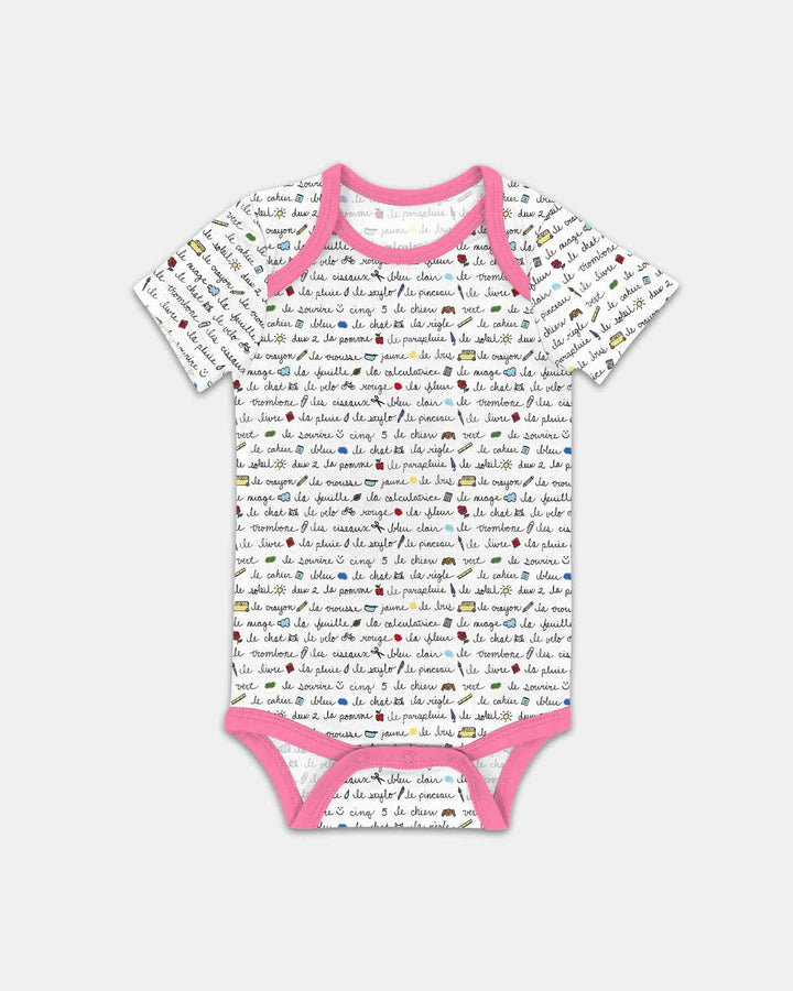 Gerippte Babykleidung mit individuellem Foto - Weich &amp; Skizzenhaft