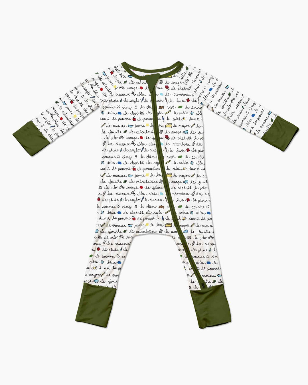 French Classroom Notes Bamboo Convertible Zippy