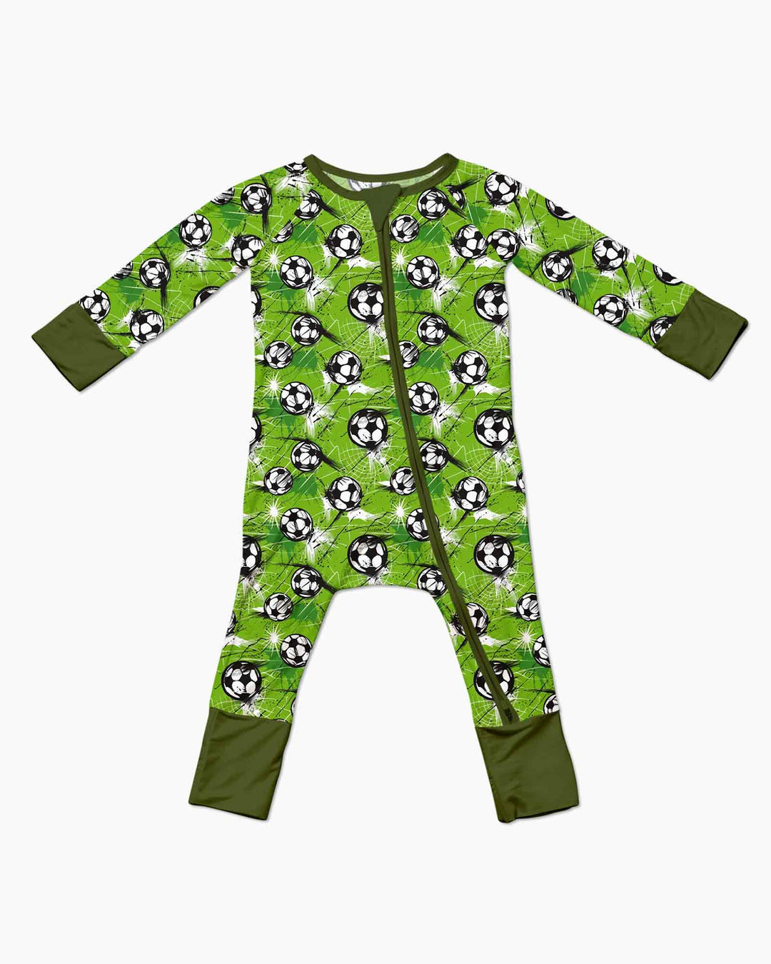 Green Soccer Energy Bamboo Convertible Zippy
