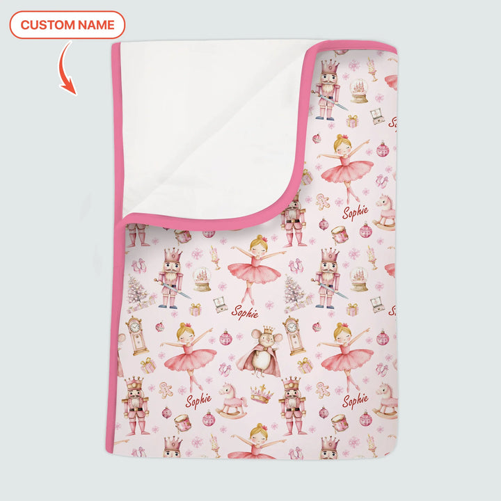 Custom Character "Ballerina Nutcracker Fairytale" Toddler Blanket