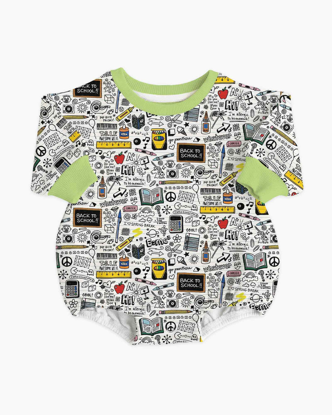 Gerippte Babykleidung mit individuellem Foto - Weich &amp; Skizzenhaft