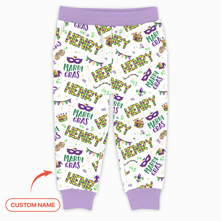 Custom Name Make your own Mardi Gras Jogger